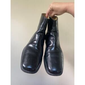 The Florsheim Shoe vintage Beatles boots black men’s 9  side zip plain toe